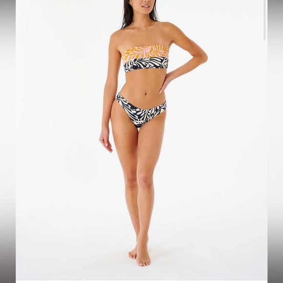 Rip Curl Afterglow Swirl Good Coverage Bikini Bottom - Picture 3 of 8